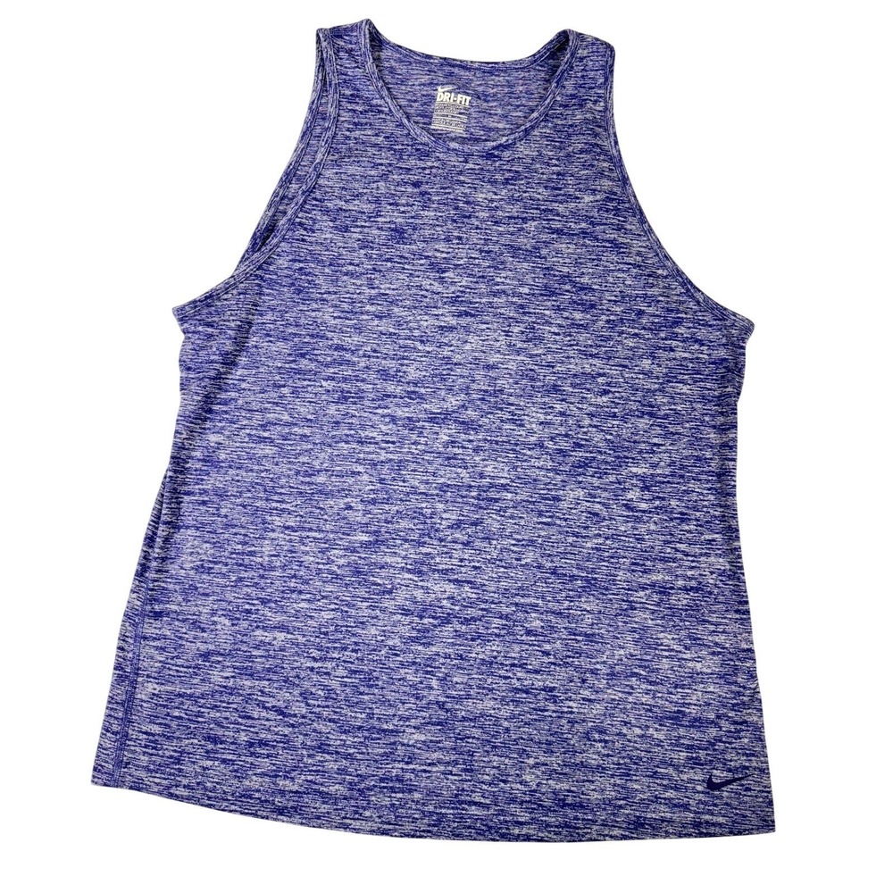 NIKE DRI-FIT TANK TOP WOMEN'S Medium PURPLE ATHLETIC SHIRT
